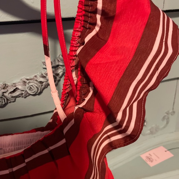 L NWest Red midi Dress - Picture 2 of 7